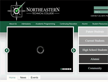 Tablet Screenshot of netc.edu